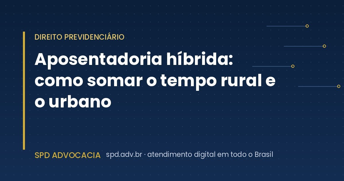 Jubilación híbrida: tiempo rural y urbano