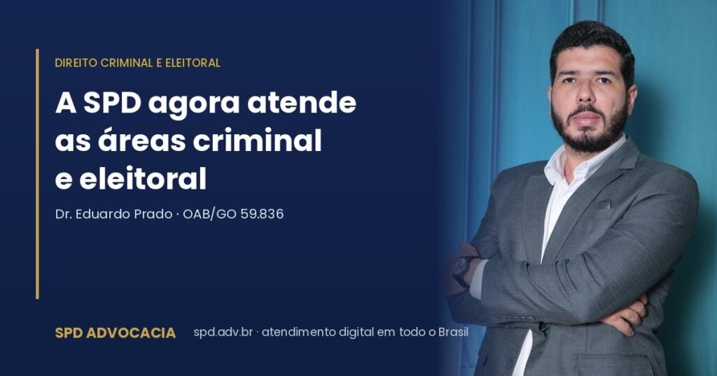 Dr. Eduardo Prado chega à SPD e o escritório passa a atender as áreas criminal e eleitoral