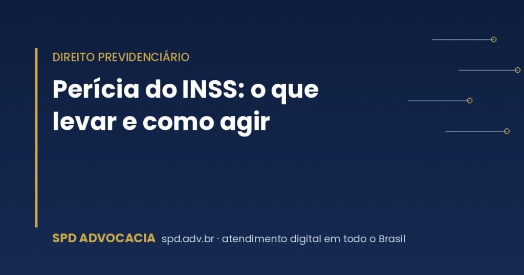 Perícia do INSS: o que levar e como se comportar no dia