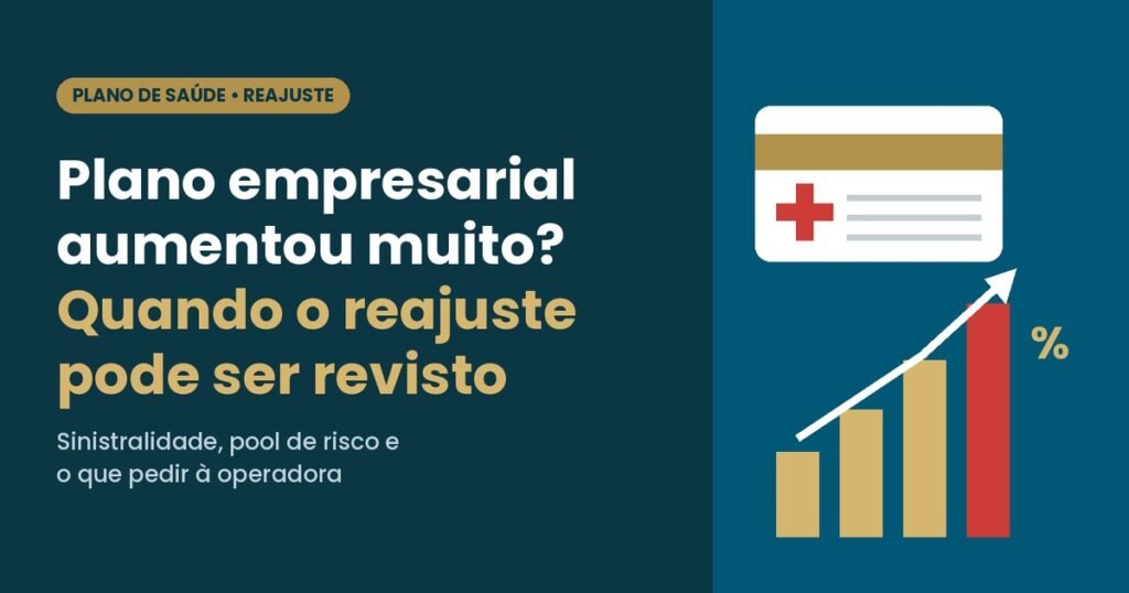 Seu plano de saúde empresarial aumentou muito? Quando o reajuste pode ser questionado