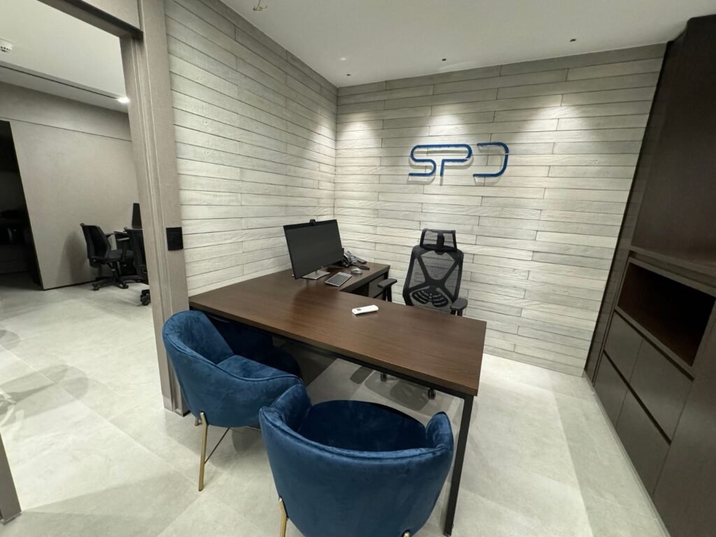 Sala de atendimento da SPD Advocacia